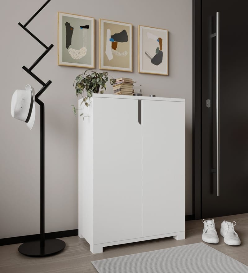 Hungirr Kenkäkaappi 60 cm - Valkoinen - Säilytys - Kenkäsäilytys