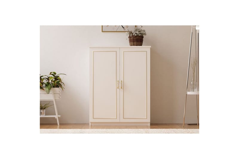 Ilena Kenkäkaappi 70 cm - Matta Valkoinen - Säilytys - Kenkäsäilytys