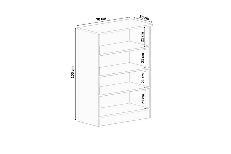 Ilena Kenkäkaappi 70 cm - Matta Valkoinen - Säilytys - Kenkäsäilytys