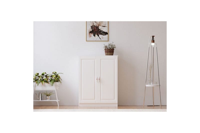 Ilena Kenkäkaappi 70 cm - Matta Valkoinen - Säilytys - Kenkäsäilytys