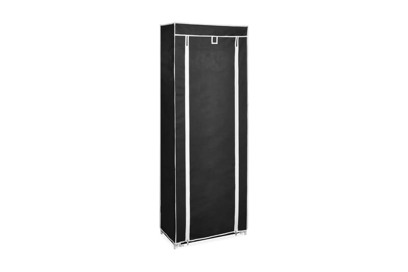 Kankainen Kenkäkaappi 57 x 29 x 162 cm Musta - Musta - Säilytys - Kenkäsäilytys