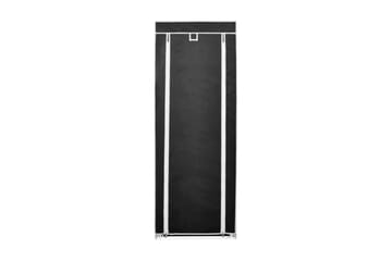 Kankainen Kenkäkaappi 57 x 29 x 162 cm Musta - Musta - Säilytys - Kenkäsäilytys