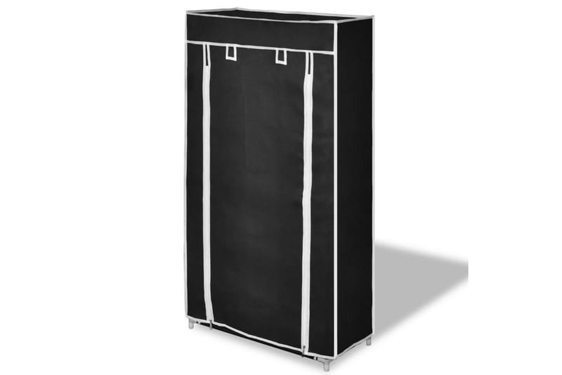 Kankainen Kenkäkaappi 58 x 28 x 106 cm Musta - Musta - Säilytys - Kenkäsäilytys