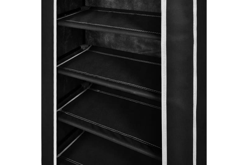 Kankainen Kenkäkaappi 58 x 28 x 106 cm Musta - Musta - Säilytys - Kenkäsäilytys