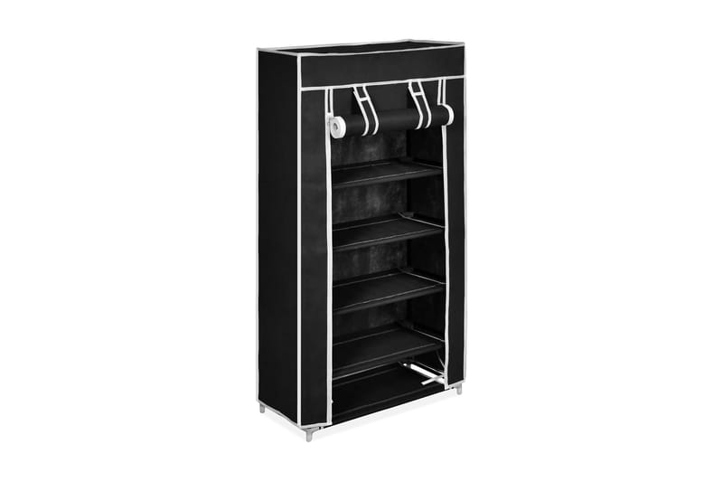 Kankainen Kenkäkaappi 58 x 28 x 106 cm Musta - Musta - Säilytys - Kenkäsäilytys