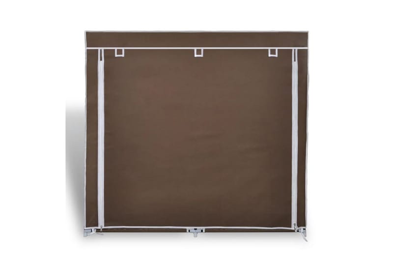 Kankainen kenkäkaappi ovella 115 x 28 x 110 cm ruskea - Ruskea - Säilytys - Kenkäsäilytys