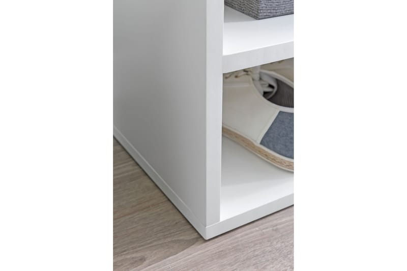 Kenkähylly Deava 104x32 cm - Valkoinen - Säilytys - Kenkäsäilytys - Kenkäteline & kenkähylly