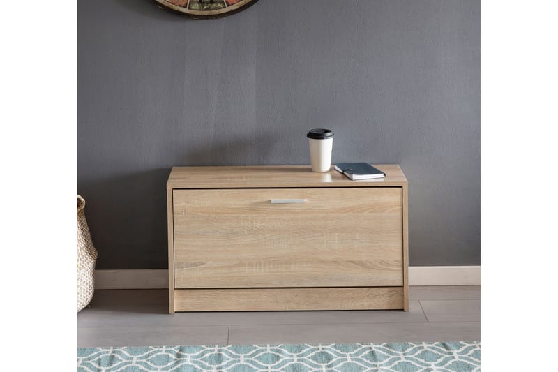 Kenkähylly Kayliegh 80x24 cm - Puu/Luonnonväri - Säilytys - Kenkäsäilytys - Kenkäteline & kenkähylly