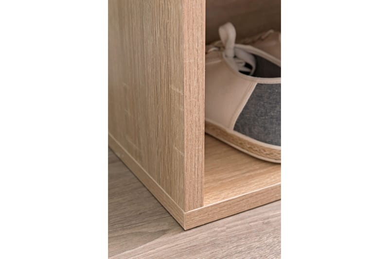 Kenkähylly Lisetta 104x32 cm - Puu/Luonnonväri - Säilytys - Kenkäsäilytys - Kenkäteline & kenkähylly