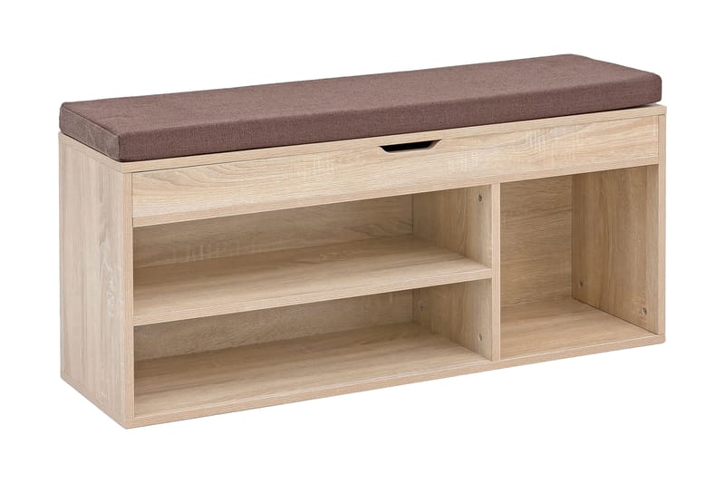Kenkähylly Lisetta 104x32 cm - Puu/Luonnonväri - Säilytys - Kenkäsäilytys - Kenkäteline & kenkähylly