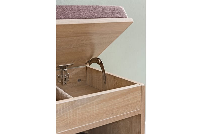 Kenkähylly Lisetta 104x32 cm - Puu/Luonnonväri - Säilytys - Kenkäsäilytys - Kenkäteline & kenkähylly