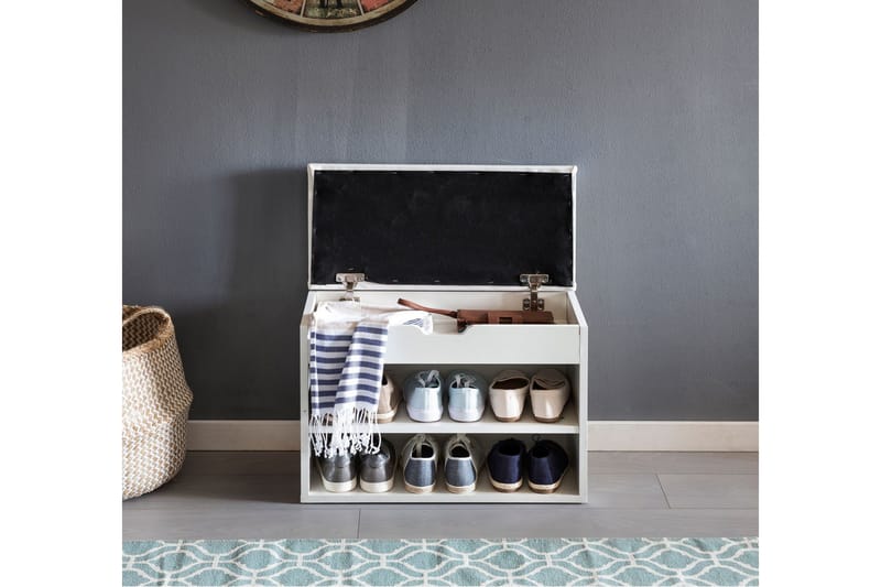 Kenkähylly Valoris 60x30 cm - Valkoinen - Säilytys - Kenkäsäilytys