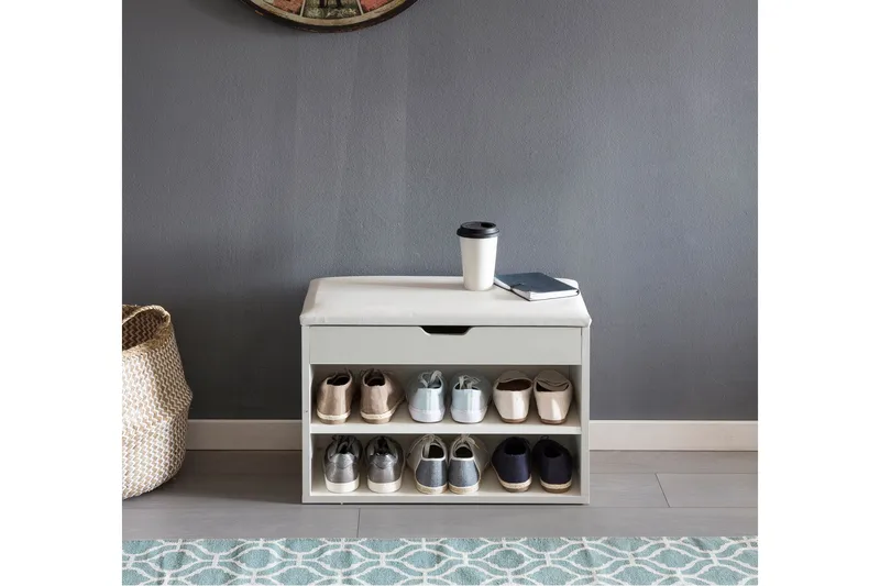 Kenkähylly Valoris 60x30 cm - Valkoinen - Säilytys - Kenkäsäilytys