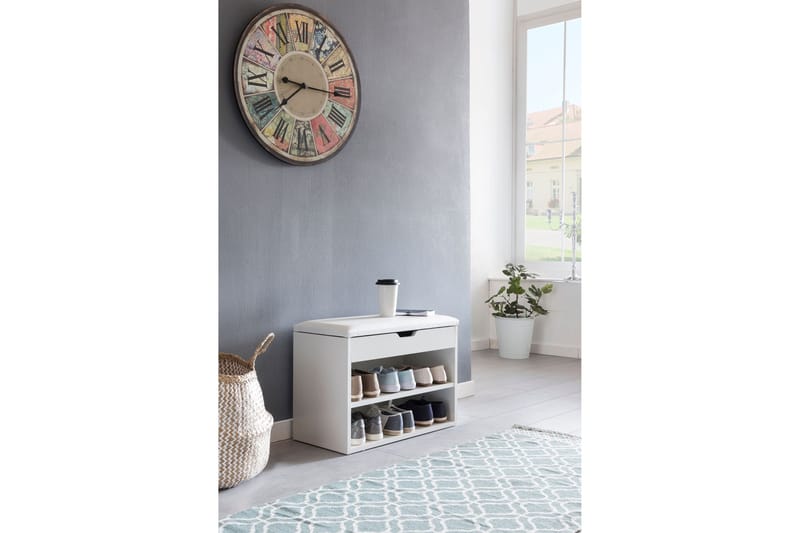 Kenkähylly Valoris 60x30 cm - Valkoinen - Säilytys - Kenkäsäilytys