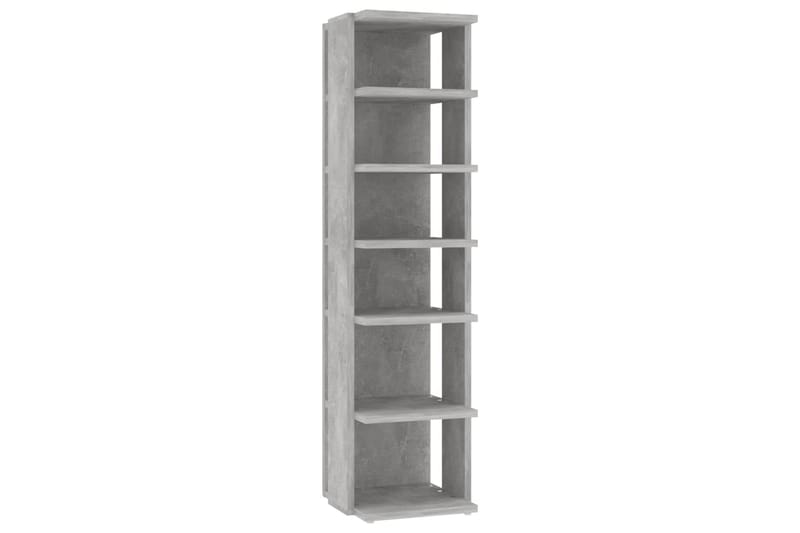 Kenkäkaapit 2 kpl betoninharmaa 25x27x102 cm - Harmaa - Säilytys - Kenkäsäilytys