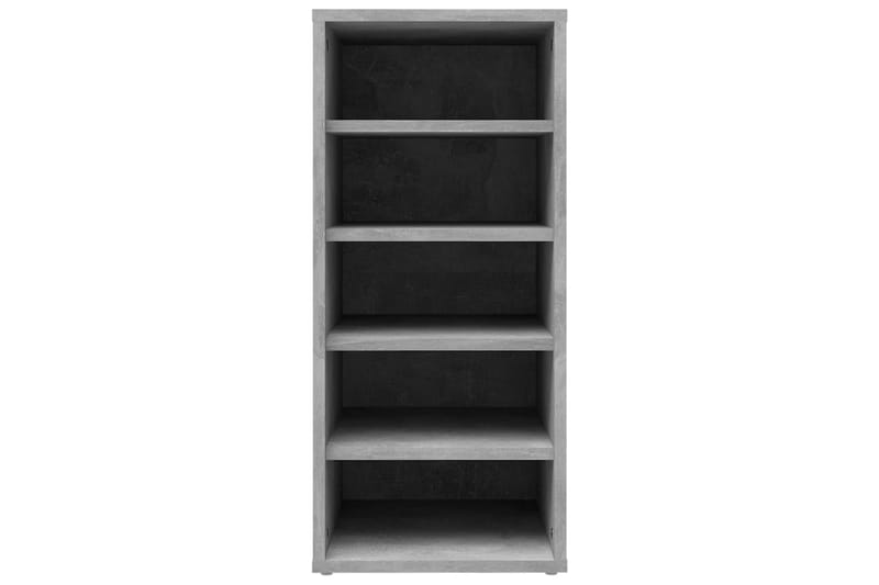 Kenkäkaapit 2 kpl betoninharmaa 31,5x35x70 cm lastulevy - Harmaa - Säilytys - Kenkäsäilytys