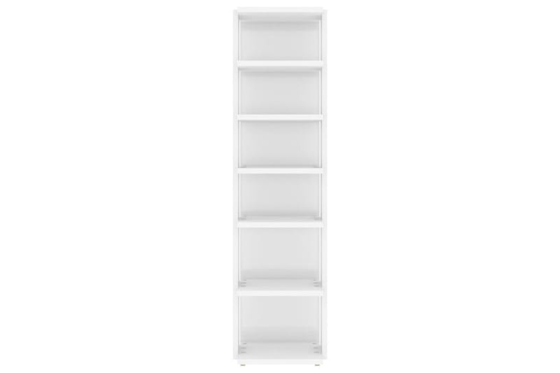 Kenkäkaapit 2 kpl korkeakiilto valkoinen 25x27x102 cm - Valkoinen - Säilytys - Kenkäsäilytys