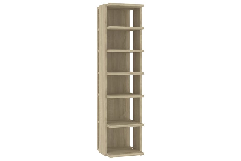 Kenkäkaapit 2 kpl Sonoma-tammi 25x27x102 cm - Ruskea - Säilytys - Kenkäsäilytys