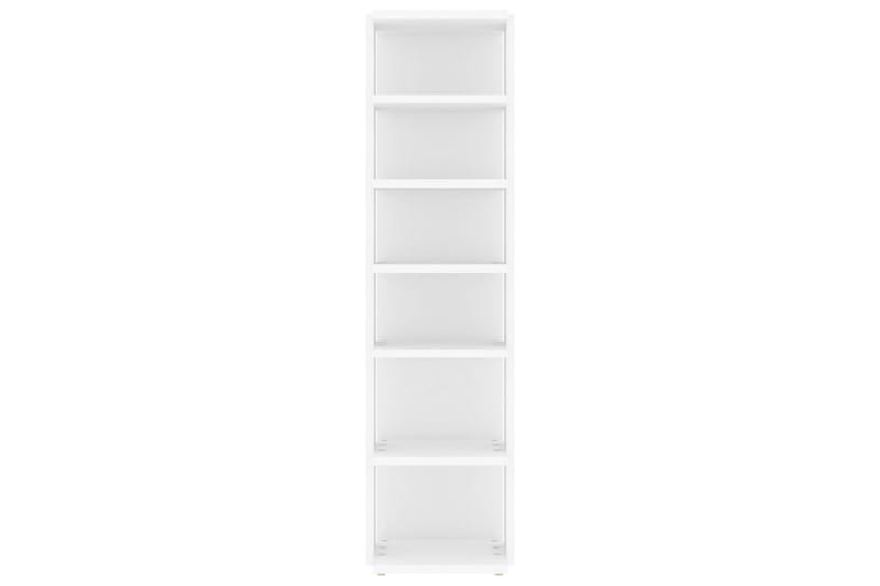 Kenkäkaapit 2 kpl valkoinen 25x27x102 cm lastulevy - Valkoinen - Säilytys - Kenkäsäilytys