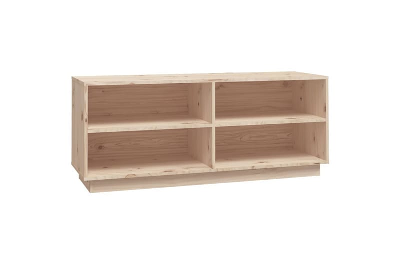 Kenkäkaappi 110x34x45 cm täysi mänty - Ruskea - Säilytys - Kenkäsäilytys