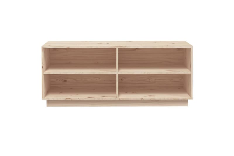 Kenkäkaappi 110x34x45 cm täysi mänty - Ruskea - Säilytys - Kenkäsäilytys