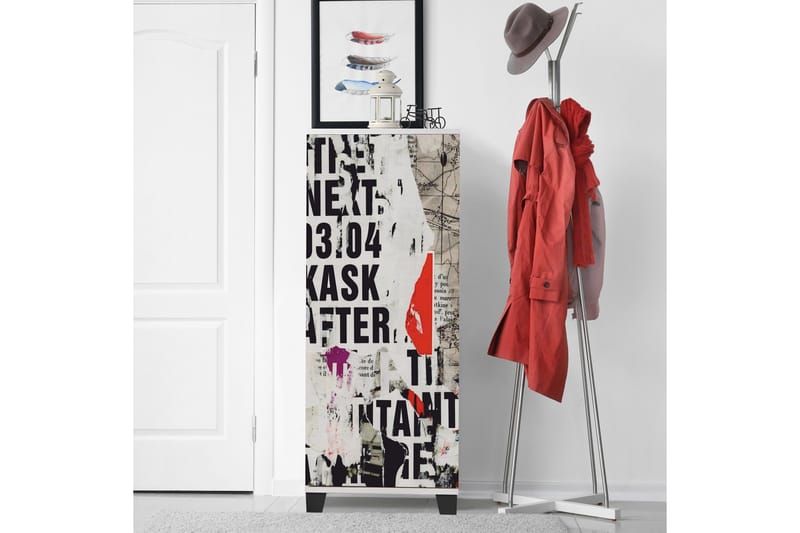 Kenkäkaappi 38x50 cm - Valkoinen - Säilytys - Kenkäsäilytys