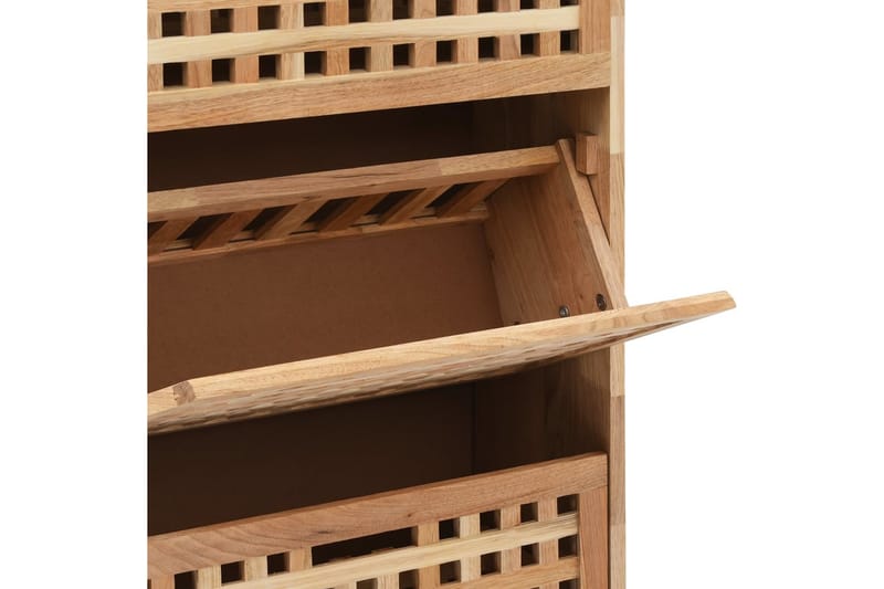 Kenkäkaappi 55x20x104 cm pähkinäpuu - Ruskea - Säilytys - Kenkäsäilytys
