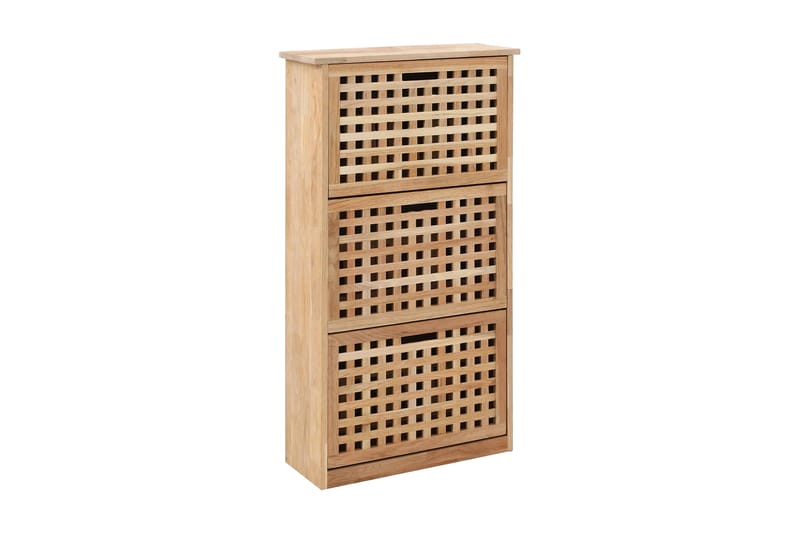 Kenkäkaappi 55x20x104 cm pähkinäpuu - Ruskea - Säilytys - Kenkäsäilytys