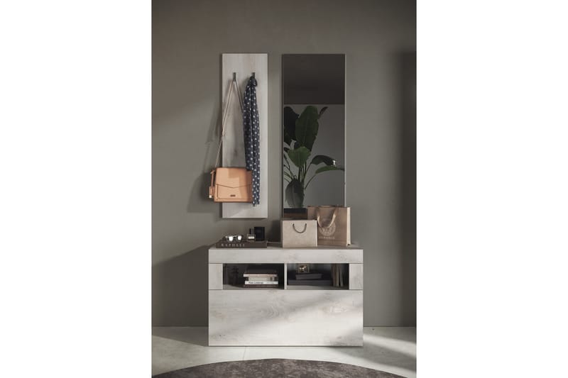 Kenkäkaappi Astal 78x116 cm - Valkoinen - Säilytys - Kenkäsäilytys
