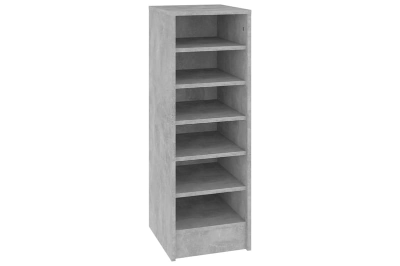 Kenkäkaappi betoninharmaa 31,5x35x90 cm lastulevy - Harmaa - Säilytys - Kenkäsäilytys