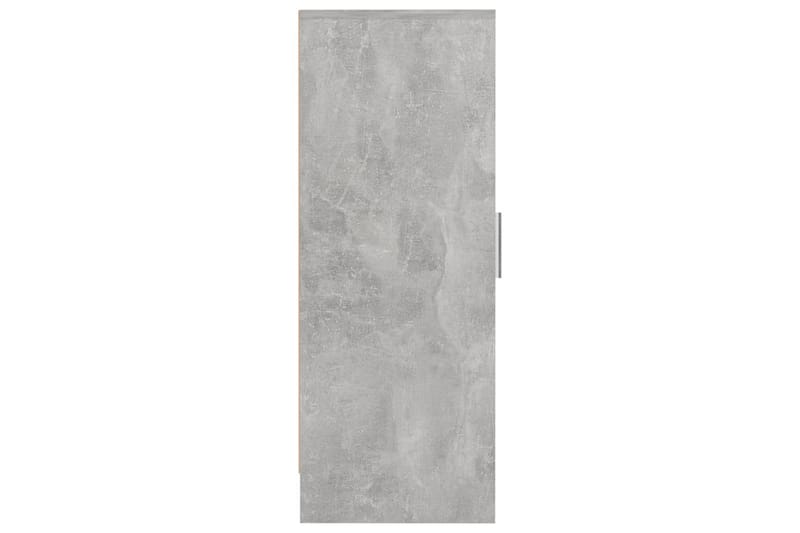 Kenkäkaappi betoninharmaa 32x35x92 cm lastulevy - Harmaa - Säilytys - Kenkäsäilytys