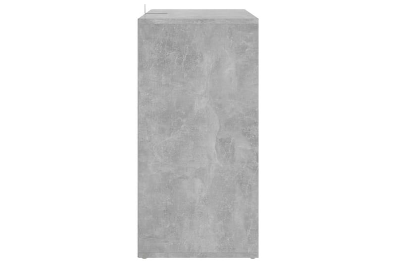 Kenkäkaappi betoninharmaa 60x35x70 cm lastulevy - Harmaa - Säilytys - Kenkäsäilytys