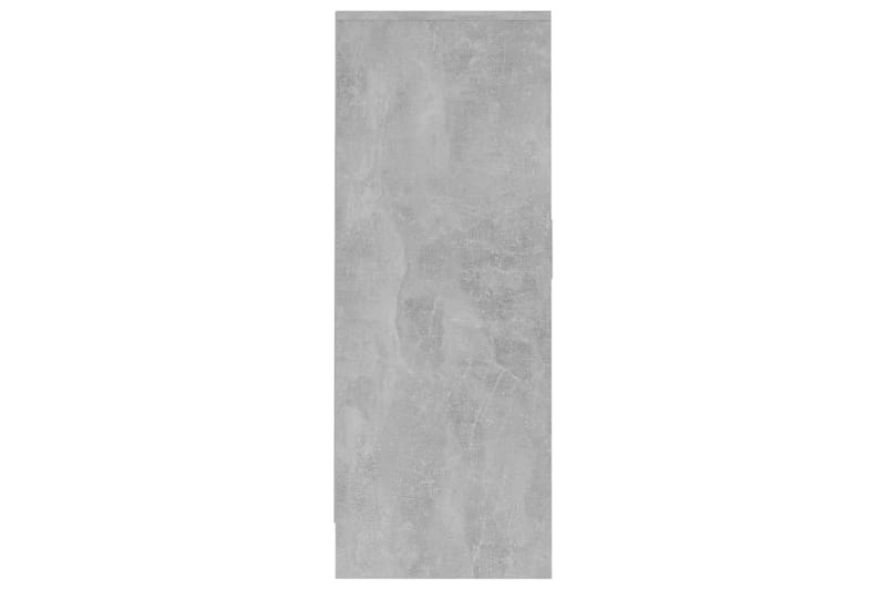 Kenkäkaappi betoninharmaa 60x35x92 cm lastulevy - Harmaa - Säilytys - Kenkäsäilytys