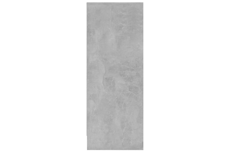 Kenkäkaappi betoninharmaa 60x35x92 cm lastulevy - Harmaa - Säilytys - Kenkäsäilytys