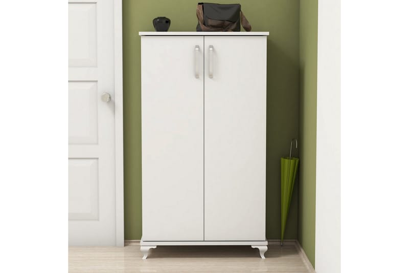 Kenkäkaappi Bustatoun 72 cm - Valkoinen - Säilytys - Kenkäsäilytys