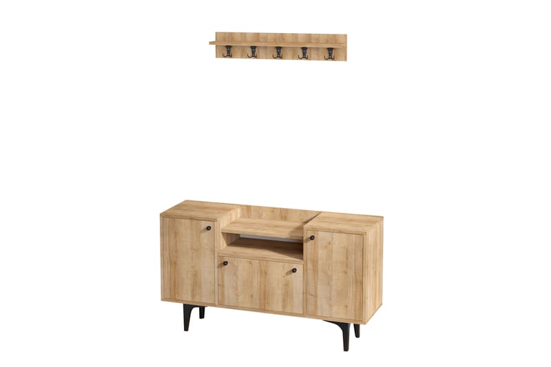 Kenkäkaappi Gradyan 120x35 cm - Luonnonväri - Säilytys - Kenkäsäilytys