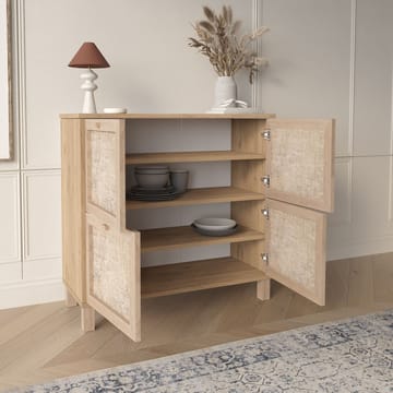 Kenkäkaappi Hanah Home Dune (90 x 85,2 x 35 cm) Tammi - Tammi - Säilytys - Kenkäsäilytys