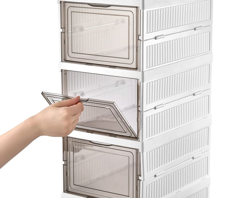 Kenkäkaappi Hanah Home Lavine 105 (25,5 x 105 x 34,5 cm) Valkoinen - Säilytys - Kenkäsäilytys