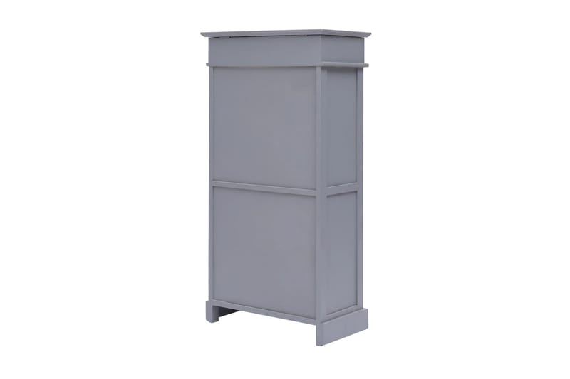 Kenkäkaappi harmaa 50x28x98 cm keisaripuu - Harmaa - Säilytys - Kenkäsäilytys