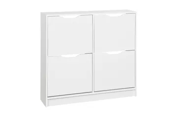 Kenkäkaappi Hilbre 100 cm - Valkoinen - Säilytys - Kenkäsäilytys