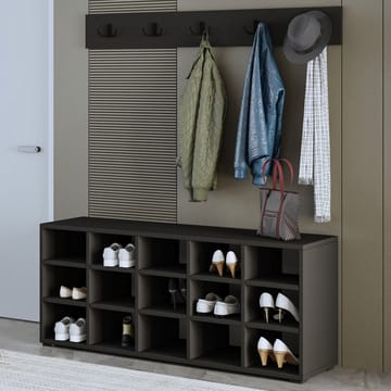 Kenkäkaappi Homitis Talu (120 x 51,6 x 29,6 cm) Antrasiitti - Antrasiitti - Säilytys - Kenkäsäilytys
