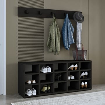 Kenkäkaappi Homitis Talu (120 x 51,6 x 29,6 cm) Antrasiitti - Antrasiitti - Säilytys - Kenkäsäilytys