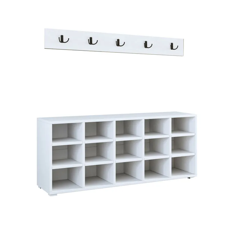Kenkäkaappi Homitis Talu (120 x 51,6 x 29,6 cm) Valkoinen, undefined