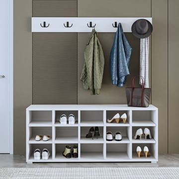 Kenkäkaappi Homitis Talu (120 x 51,6 x 29,6 cm) Valkoinen - Säilytys - Kenkäsäilytys
