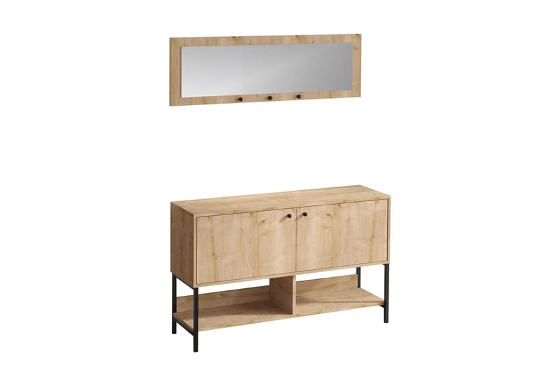 Kenkäkaappi Jonnm 35x120 cm - Luonnonväri - Säilytys - Kenkäsäilytys