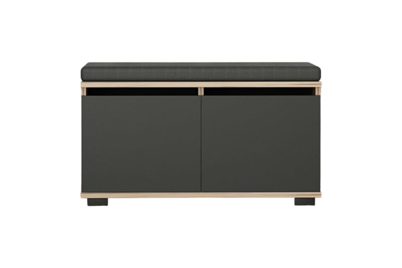 Kenkäkaappi Drago 80 cm - Pähkinä/Musta - Säilytys - Kenkäsäilytys - Kenkäkaappi