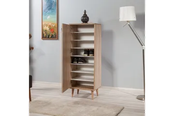 Kenkäkaappi Gillberga 50 cm - Ruskea - Säilytys - Kenkäsäilytys - Kenkäkaappi