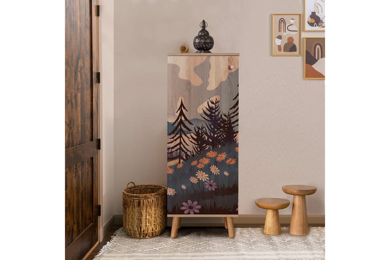 Kenkäkaappi Igrario 50 cm - Monivärinen - Säilytys - Kenkäsäilytys - Kenkäkaappi