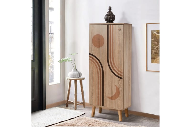 Kenkäkaappi Igrario 50 cm - Natural - Säilytys - Kenkäsäilytys - Kenkäkaappi