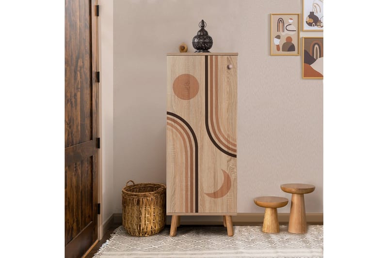 Kenkäkaappi Igrario 50 cm - Natural - Säilytys - Kenkäsäilytys - Kenkäkaappi